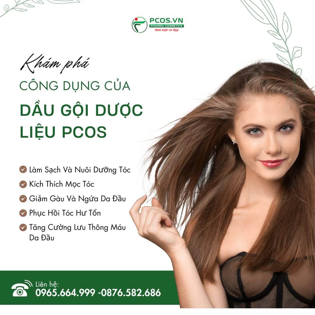 Các công dụng dầu gội dược liệu PCOS