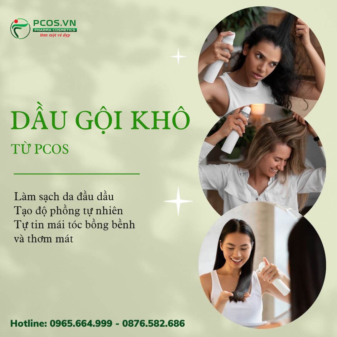 Công dụng tuyệt vời dầu gội đầu khô