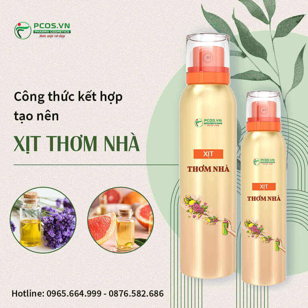 Công thức độc quyền tạo ra sản phẩm xịt thơm nhà dịu nhẹ