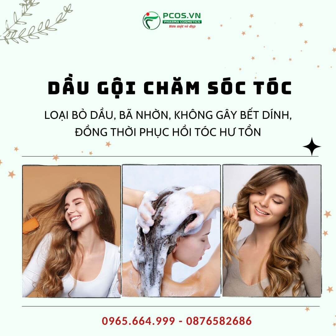 dầu gội chăm sóc tóc an toàn loại bỏ dầu bã nhờn