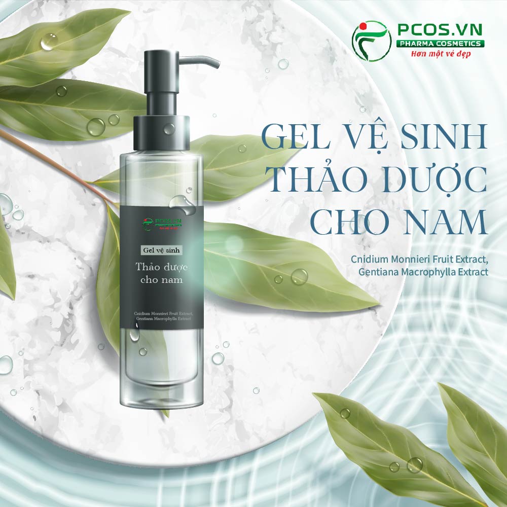 Gel vệ sinh thảo dược cho nam giới