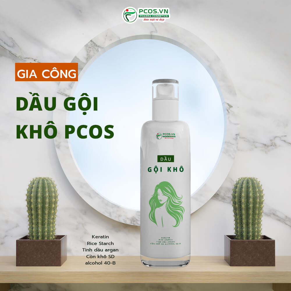 gia công dầu gội khô công thức độc quyền
