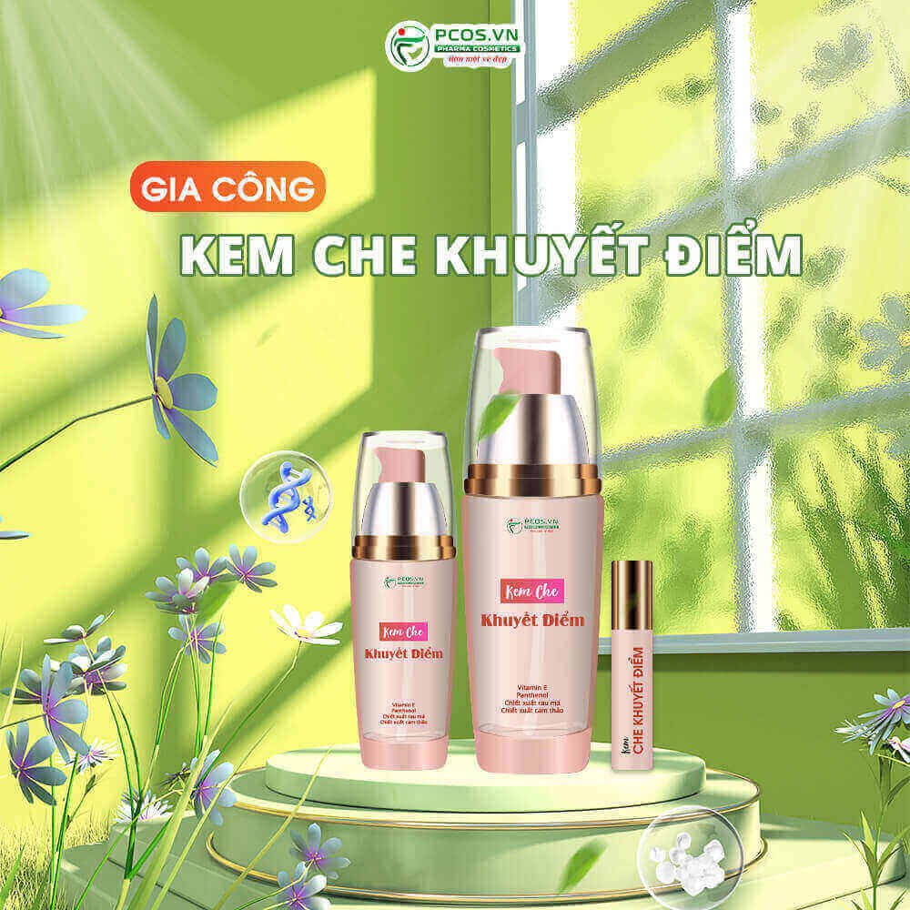 Gia công kem che khuyết điểm