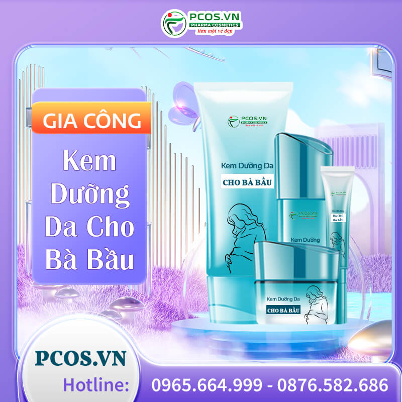 Gia công kem dưỡng da cho bà bầu
