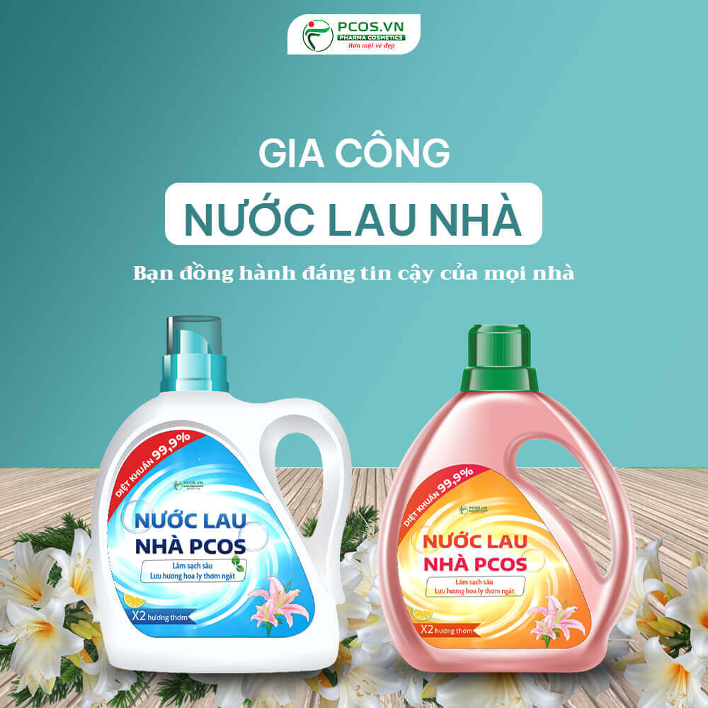 gia công nước lau sàn theo công nghệ mới