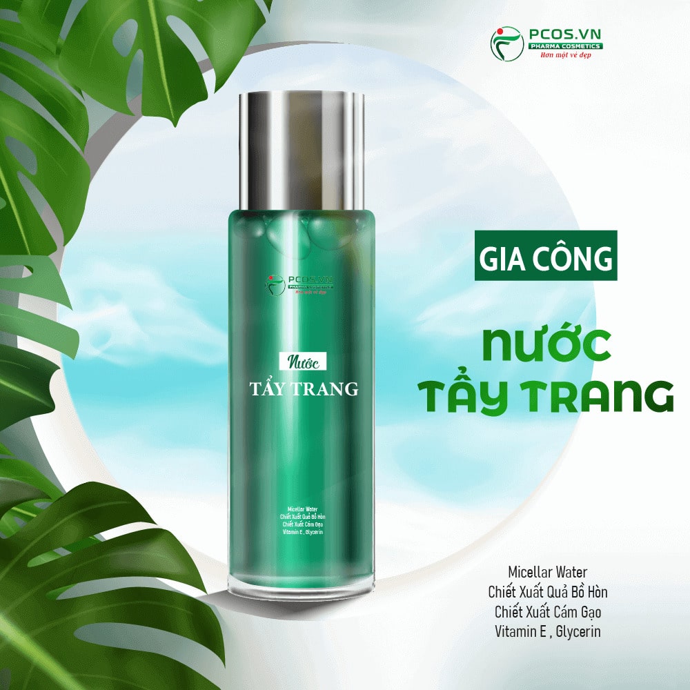 Gia công nước tẩy trang độc quyền