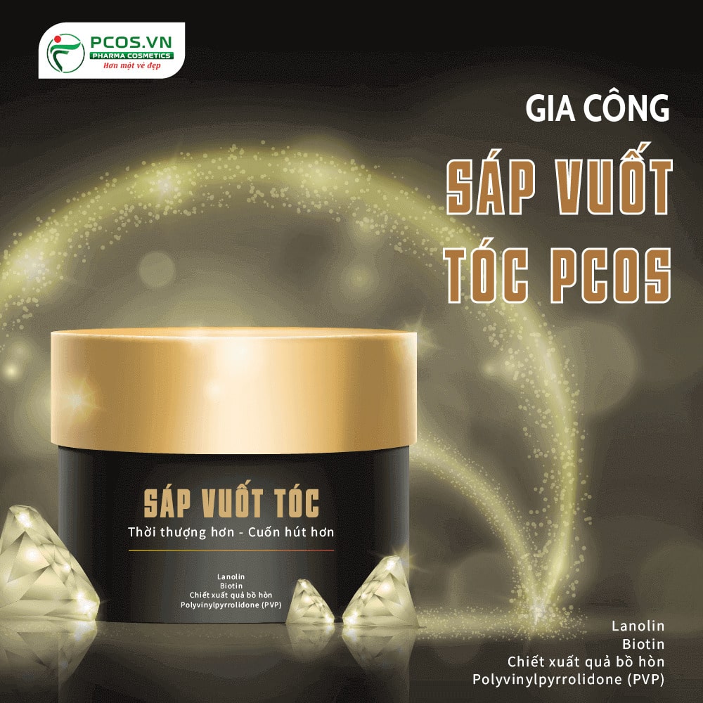 Gia công sáp vuốt tóc độc quyền