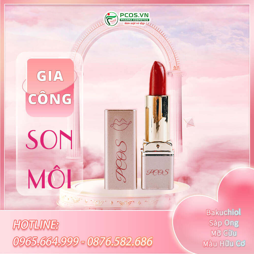 Gia công son môi chất lượng độc quyền