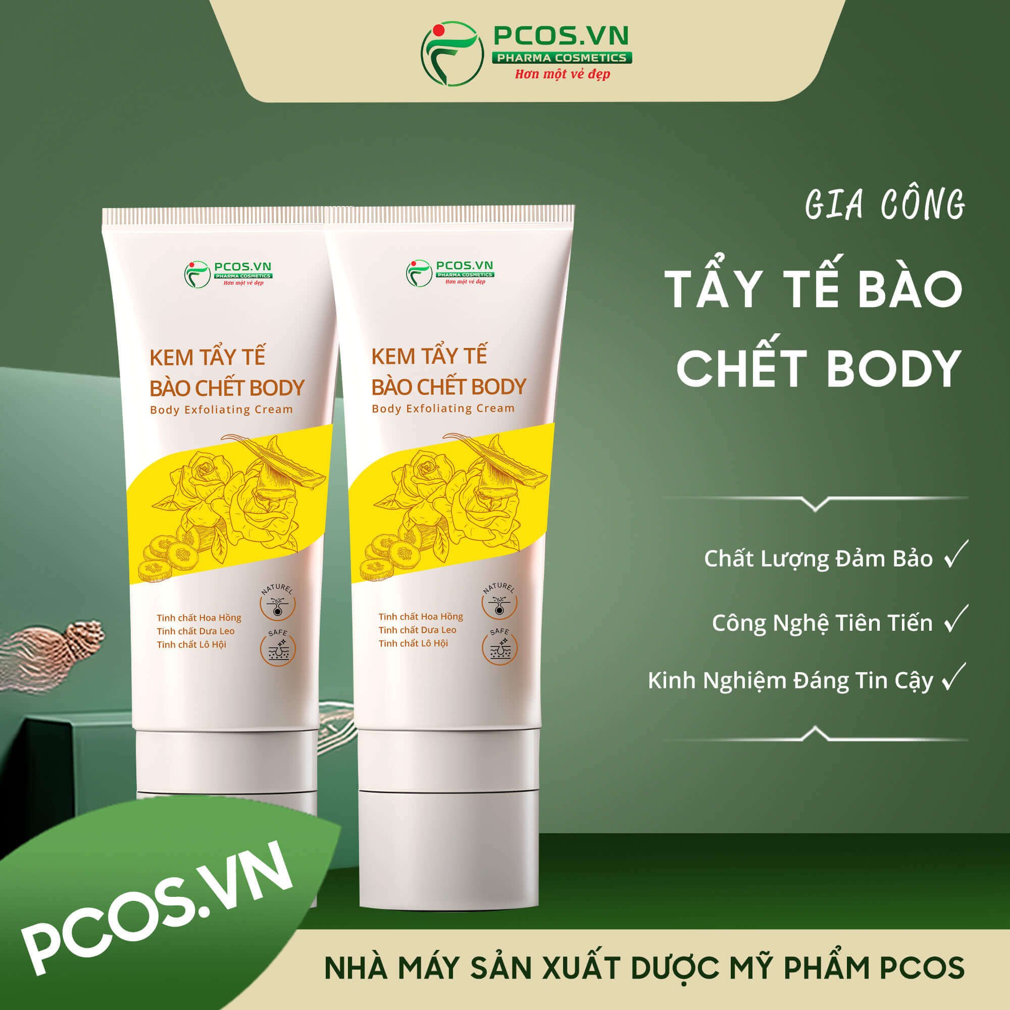 Gia công tẩy tế bào chết Body