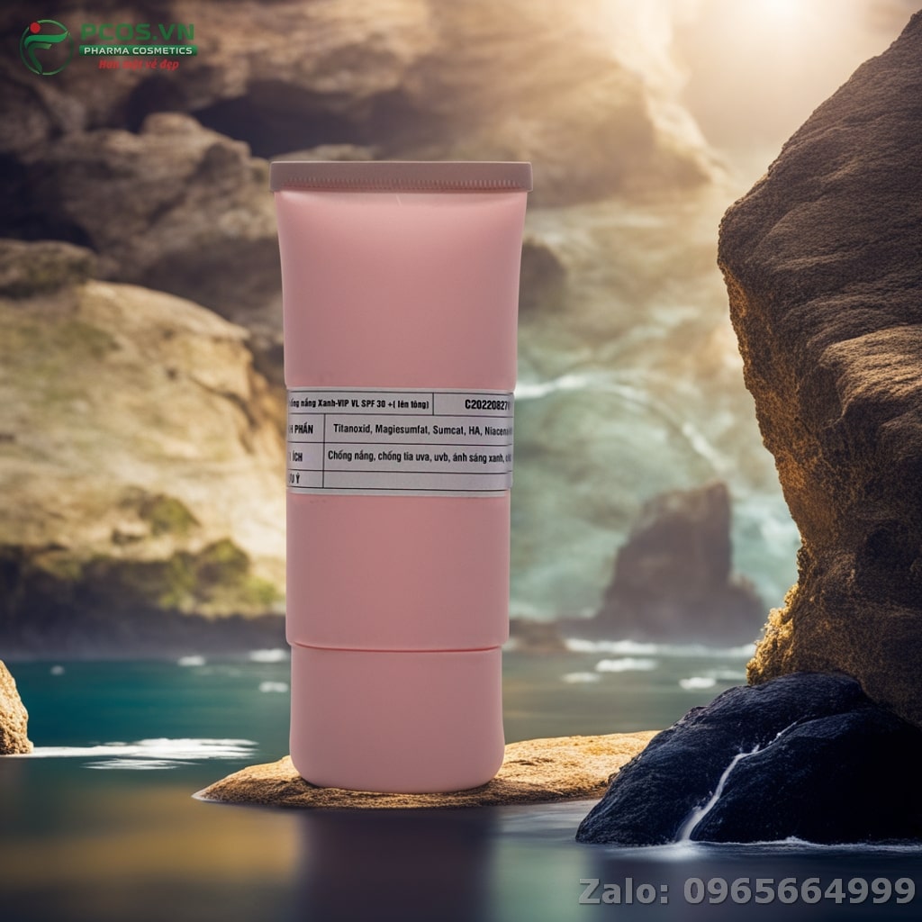 Kem chống nắng xanh vip vl spf 50