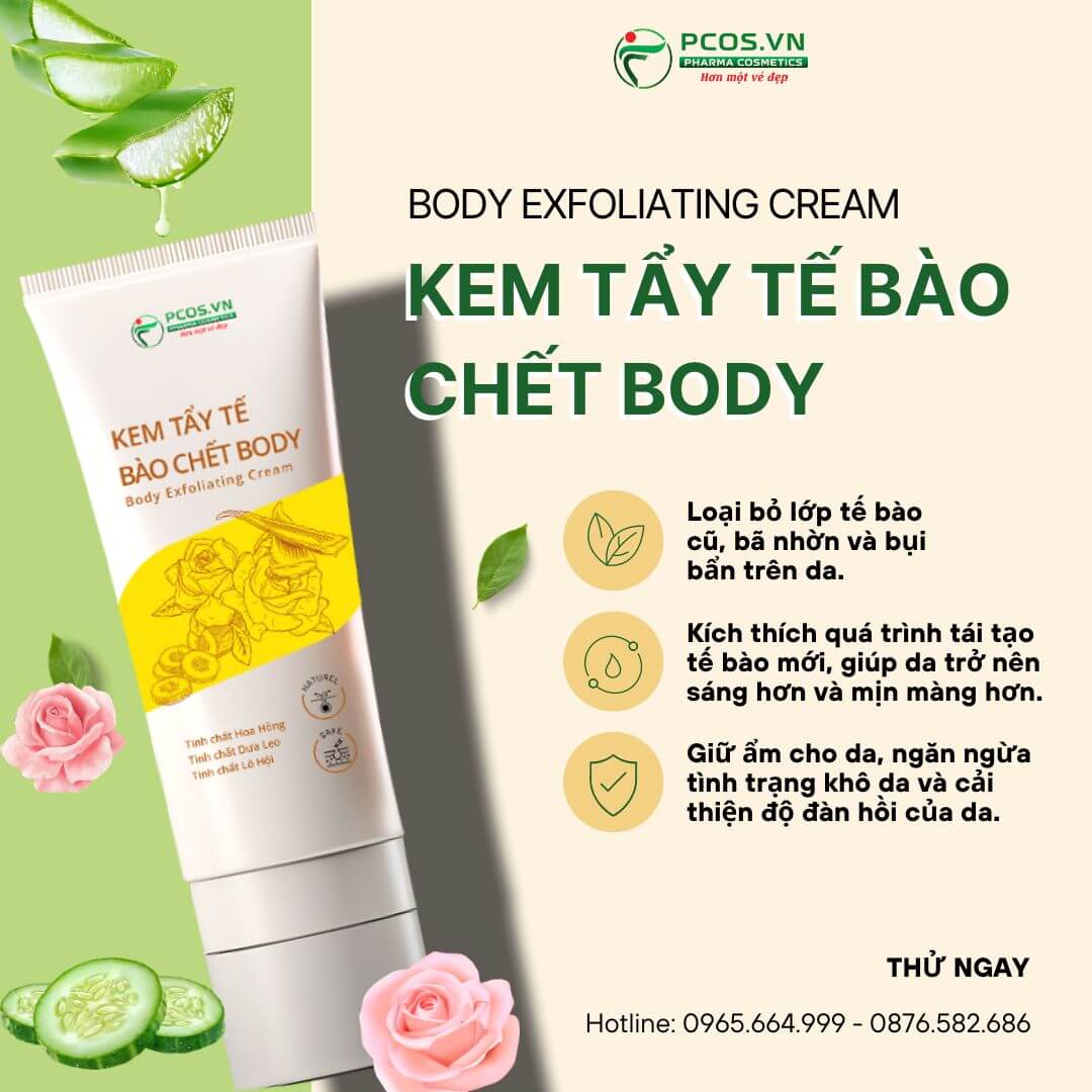 Gia công kem tẩy tế bào chết body