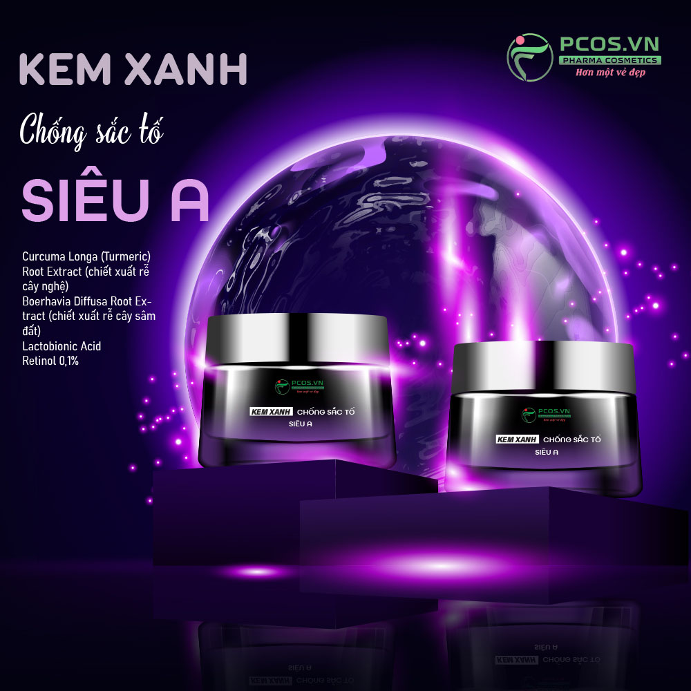 Kem xanh chống sắc tố siêu A