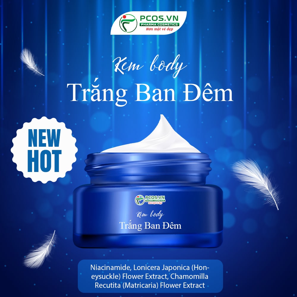 Sản xuất kem body trắng da ban đêm