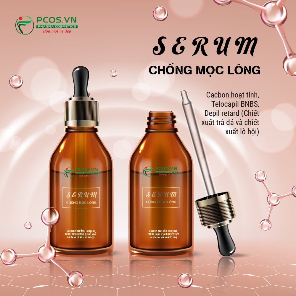 Sản xuất và gia công serum chống mọc lông