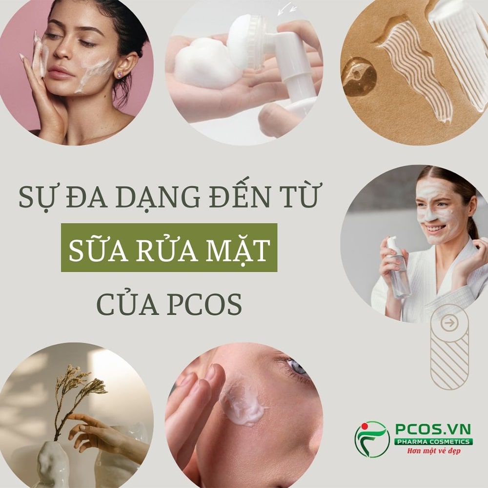 Gia công sữa rửa mặt Pcos chất lượng cao