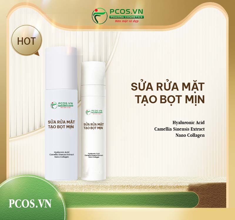 Gia công sản xuất sữa rửa mặt bọt mịn