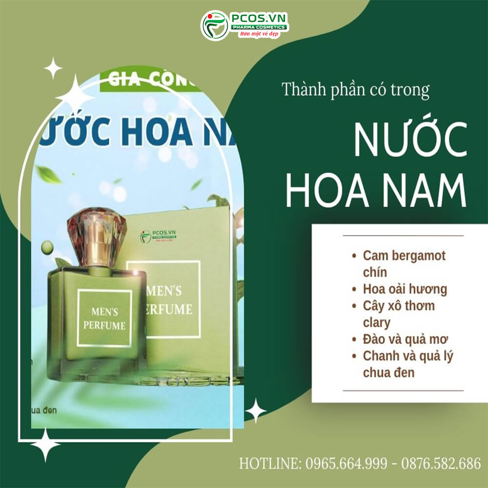Thành phần trong nước hoa nam