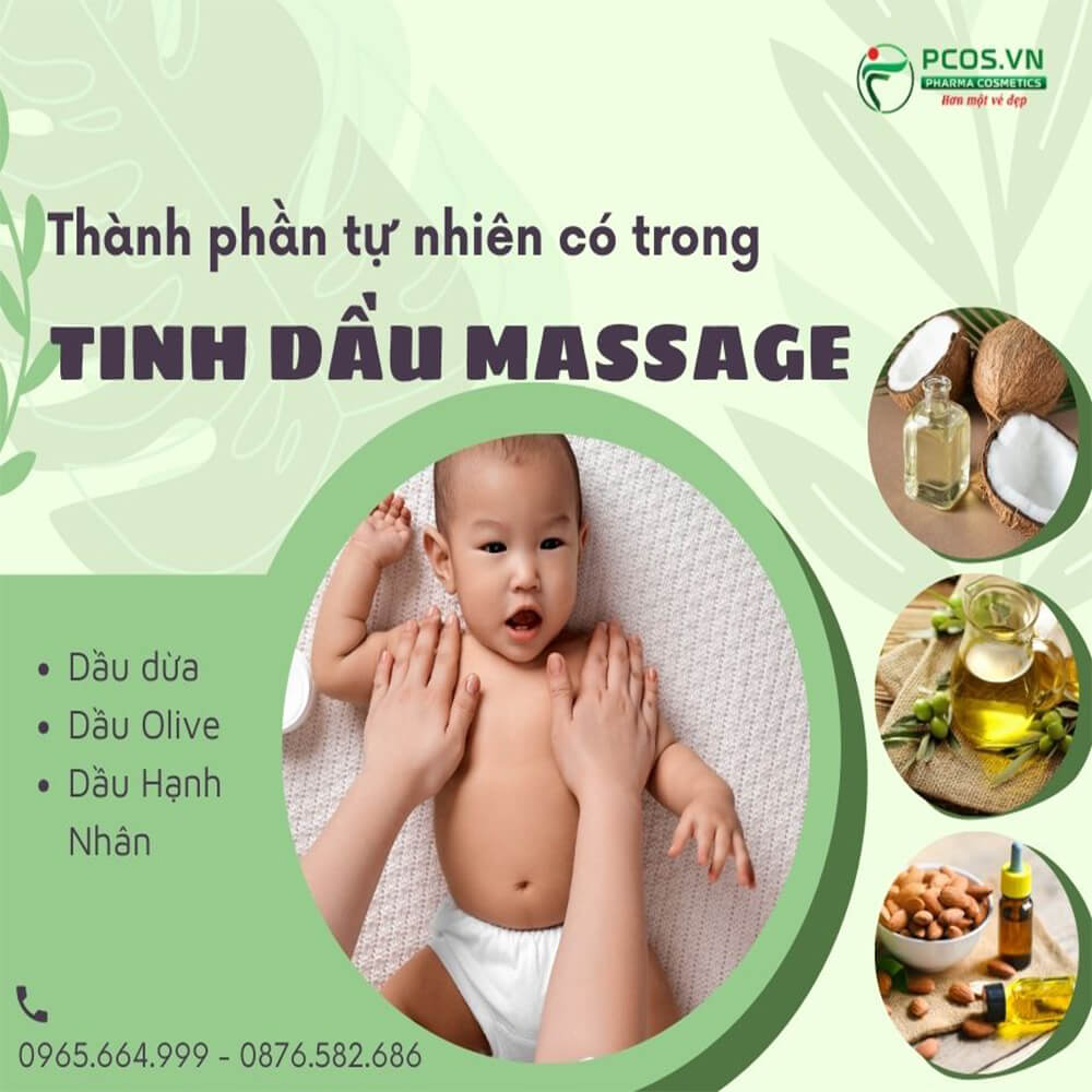Thành phần trong tinh dầu massage Pcos