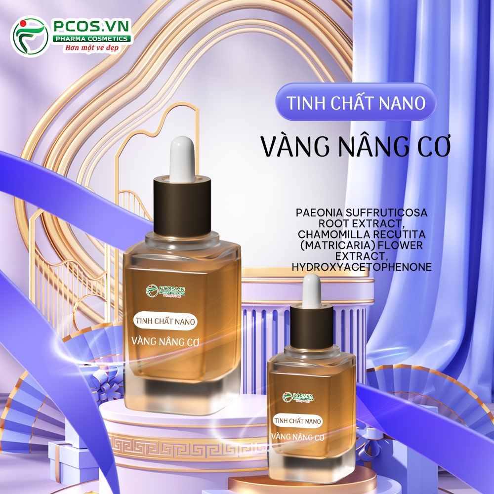 Gia công sản xuất tinh chất nano vàng nâng cơ
