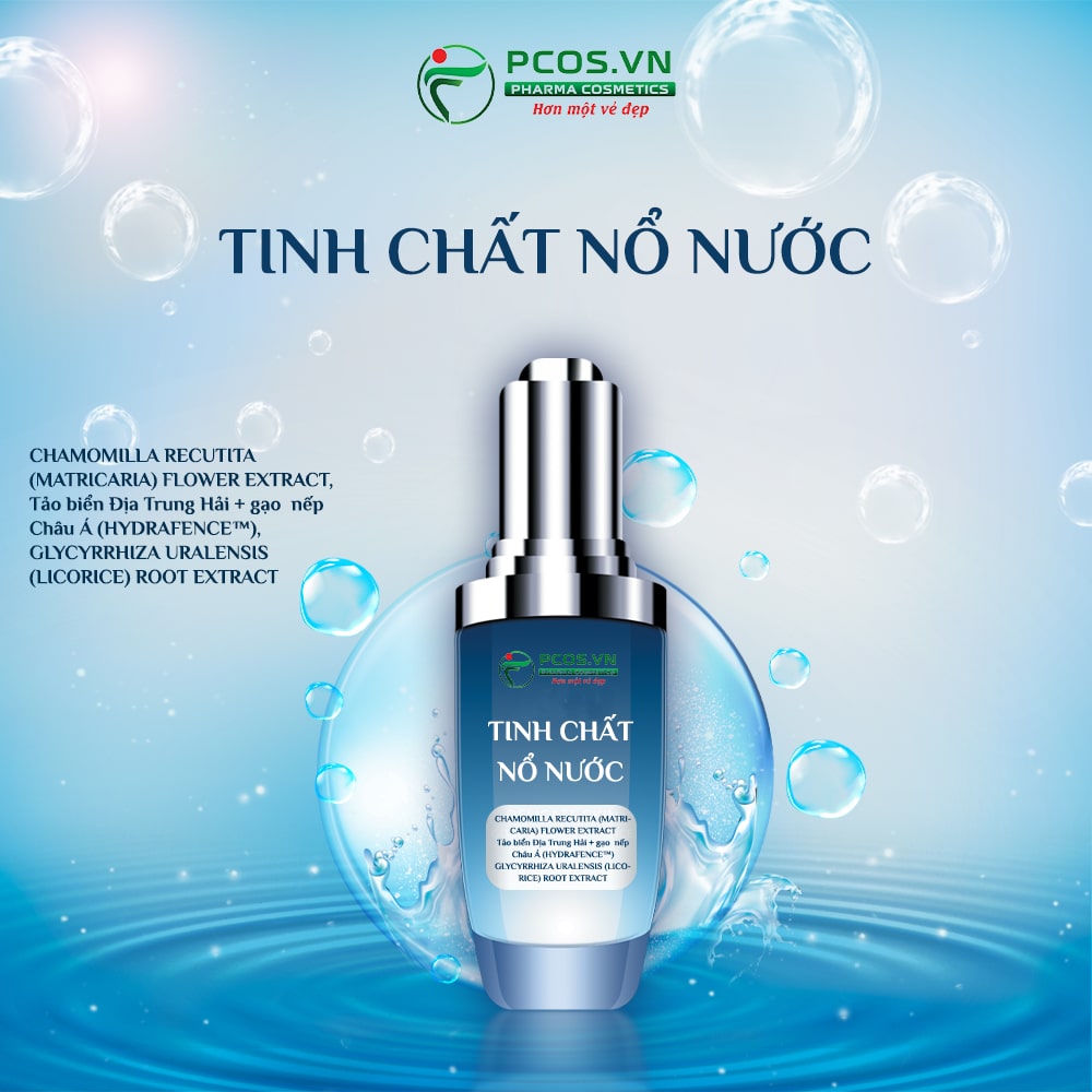 Gia công tinh chất nổ nước dưỡng da