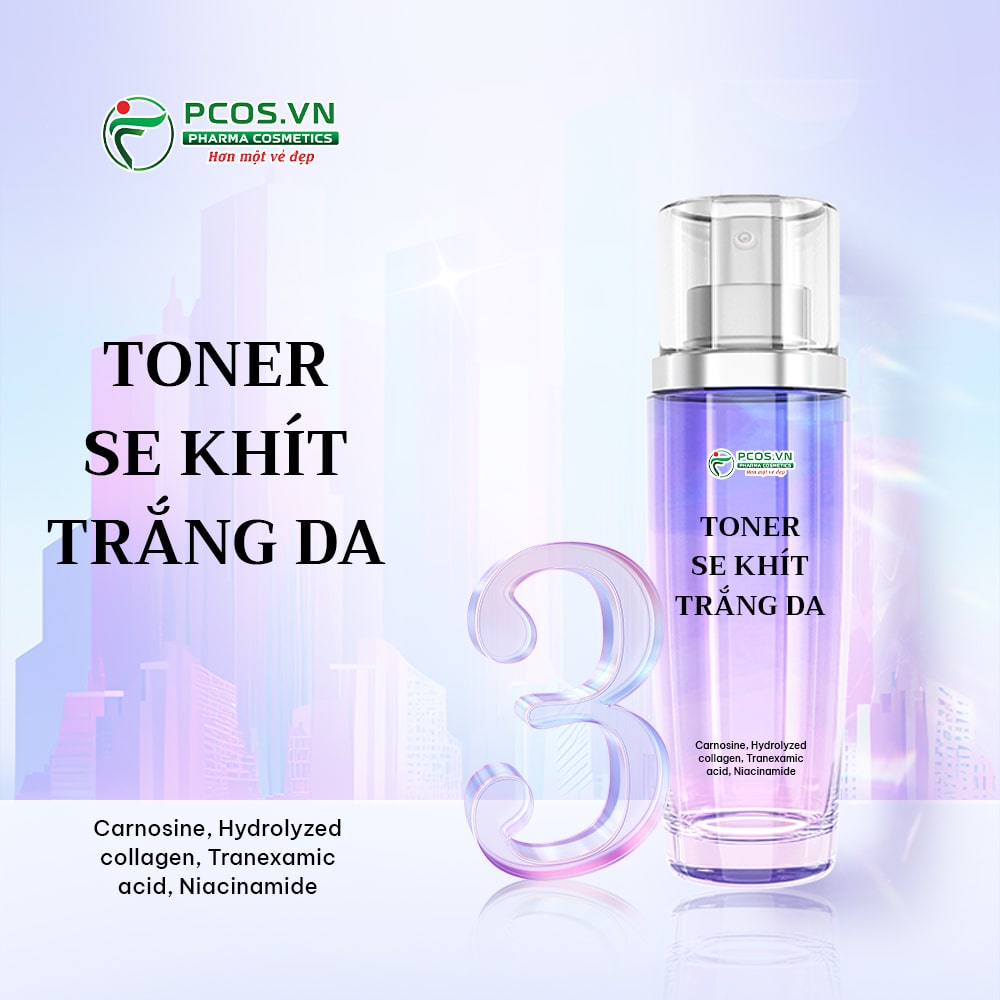 Gia công Toner se khít trắng da (thường)